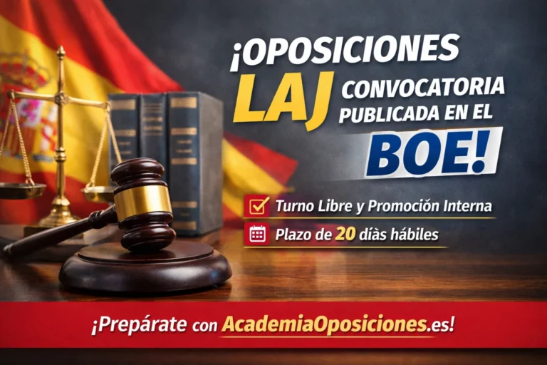 Publicadas las oposiciones a Letrados